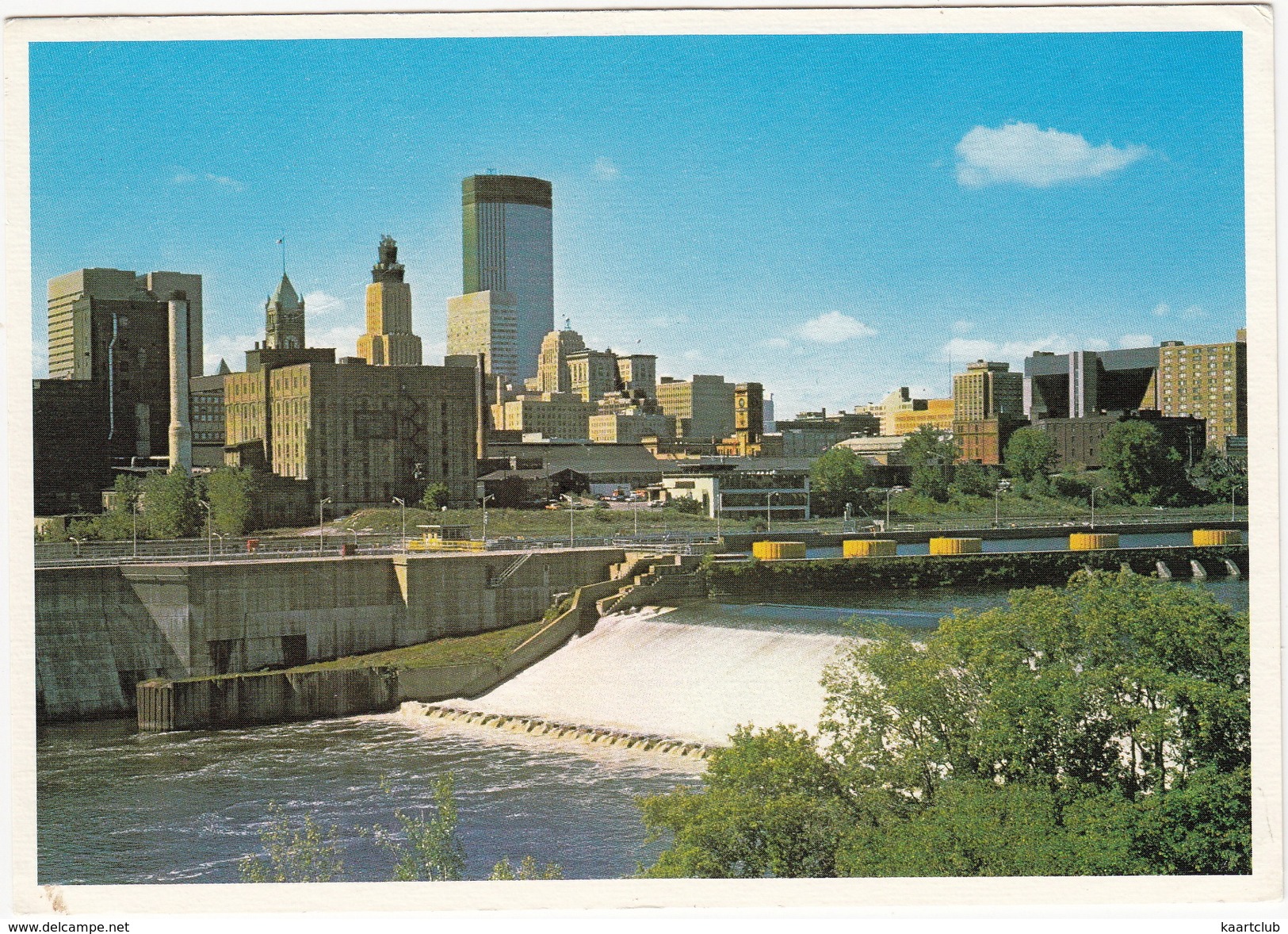 Saint Anthony Falls - Mississippi River, Minneapolis, Minnesota - (MN) - Minneapolis