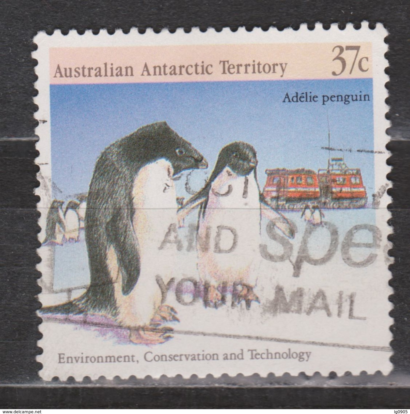 Australie Australia Antarctic Used ; Pinguin, Pingouin, Manchot, Pinguino 1988 NOW MANY ANIMAL STAMPS FOR SALE - Pinguïns & Vetganzen