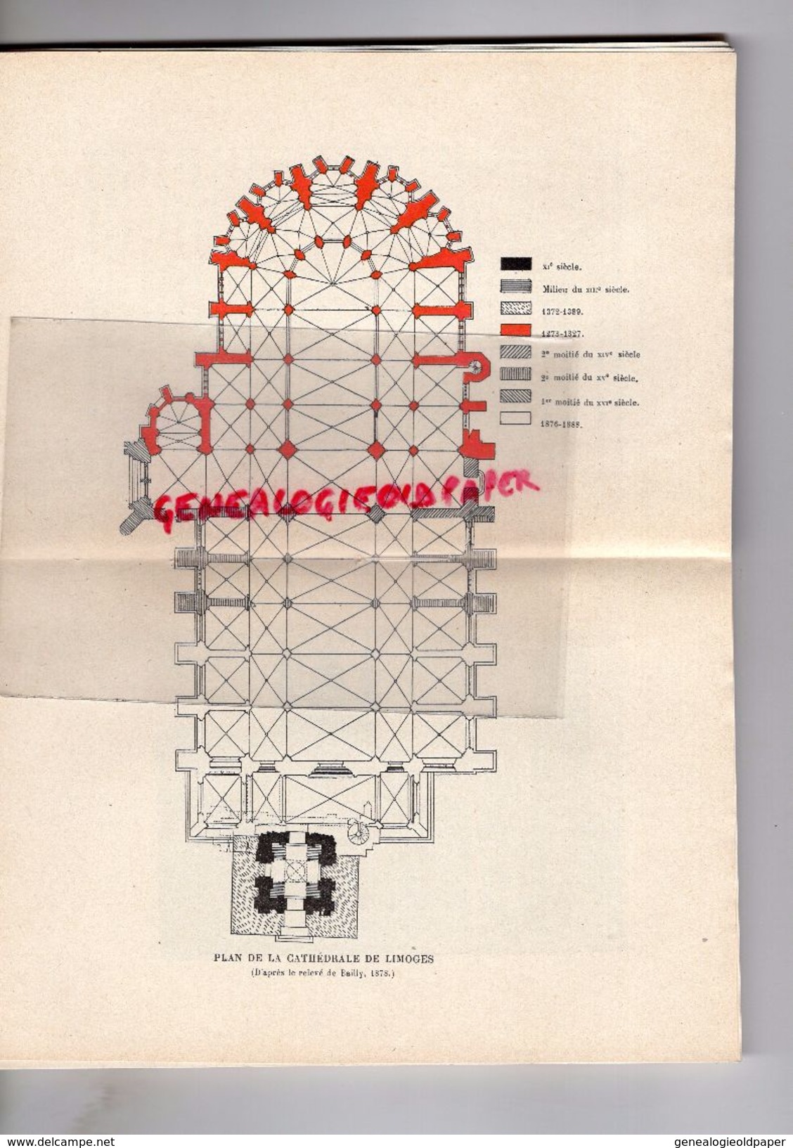 87- LA CATHEDRALE DE LIMOGES-RENE FAGE-MONOGRAPHIE- HENRI LAURENS PARIS 1926 - Limousin