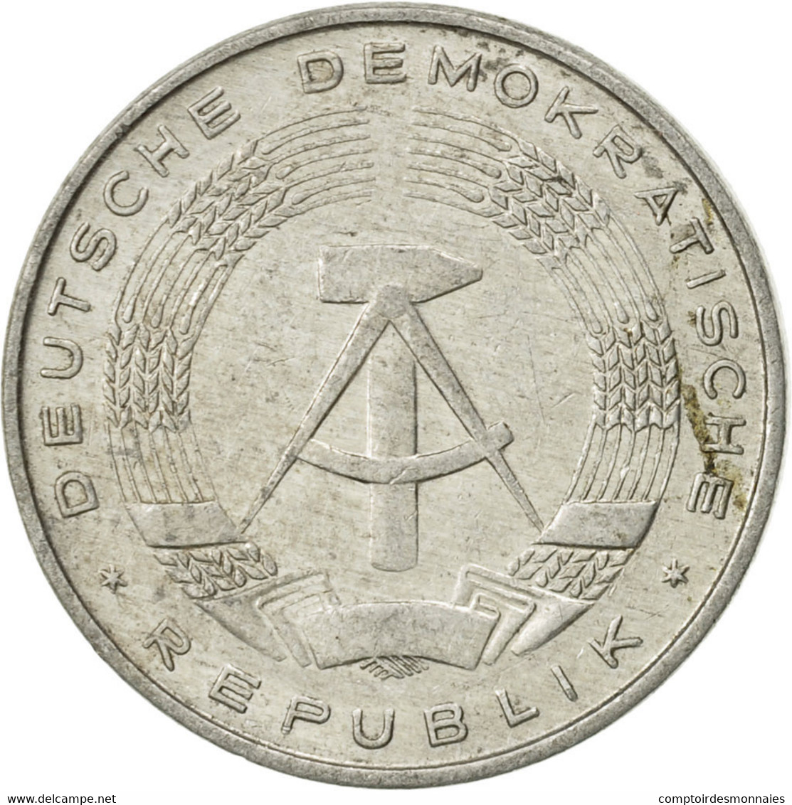 Monnaie, GERMAN-DEMOCRATIC REPUBLIC, 10 Pfennig, 1980, Berlin, TTB, Aluminium - 10 Pfennig