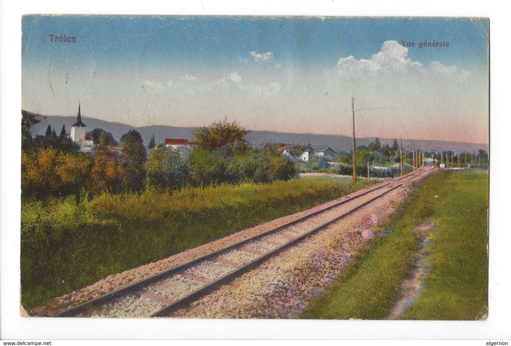 17119 - Trélex Vue Générale Ligne Chemin De Fer - Trélex