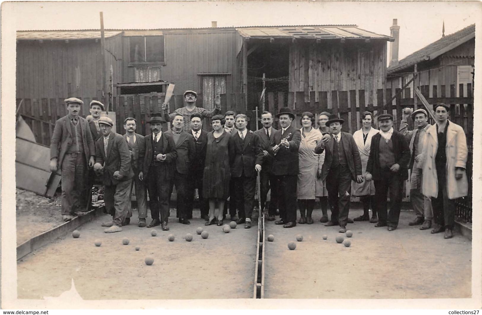 CONCOURS DE BOULES- CARTE PHOTO A SITUER - Pétanque