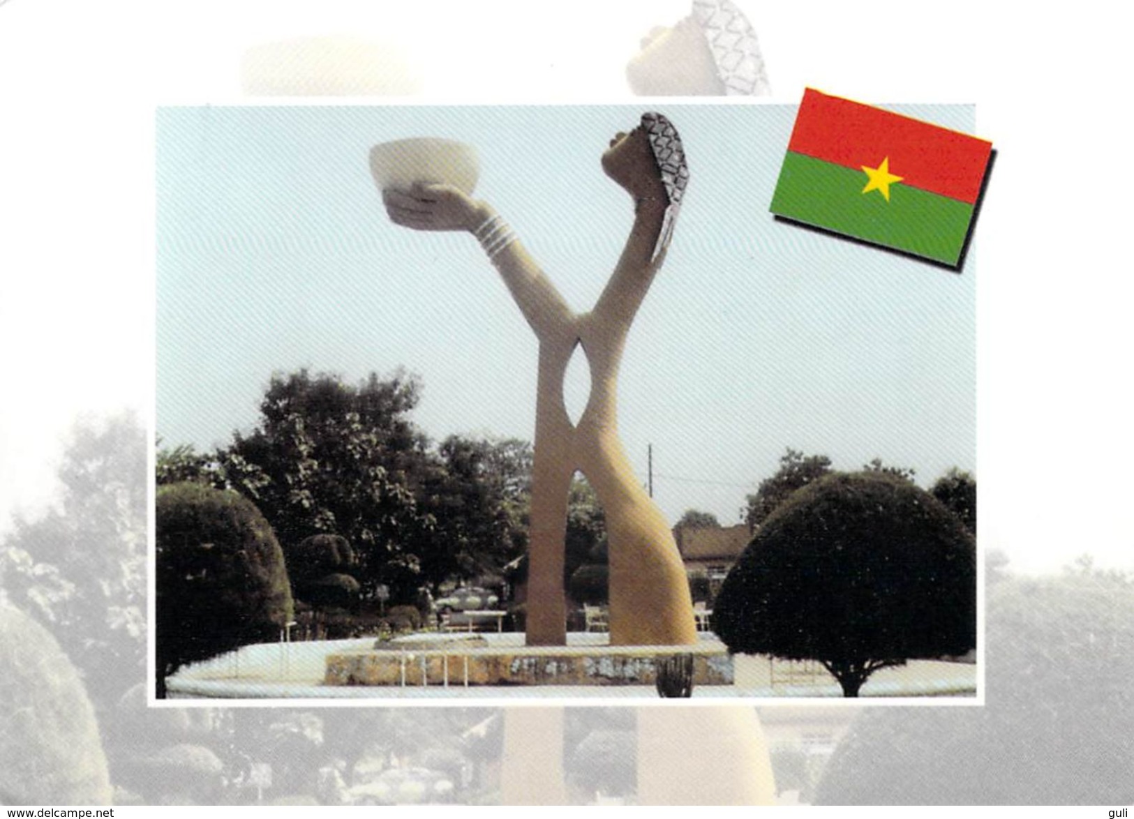 Afrique > Burkina Faso  Place Noa-ba Koom, Le Roi De L'eau ( NABA KOOM  Ouagadou )( LA CARTE AFRICAINE N°604)*PRIX FIXE - Burkina Faso