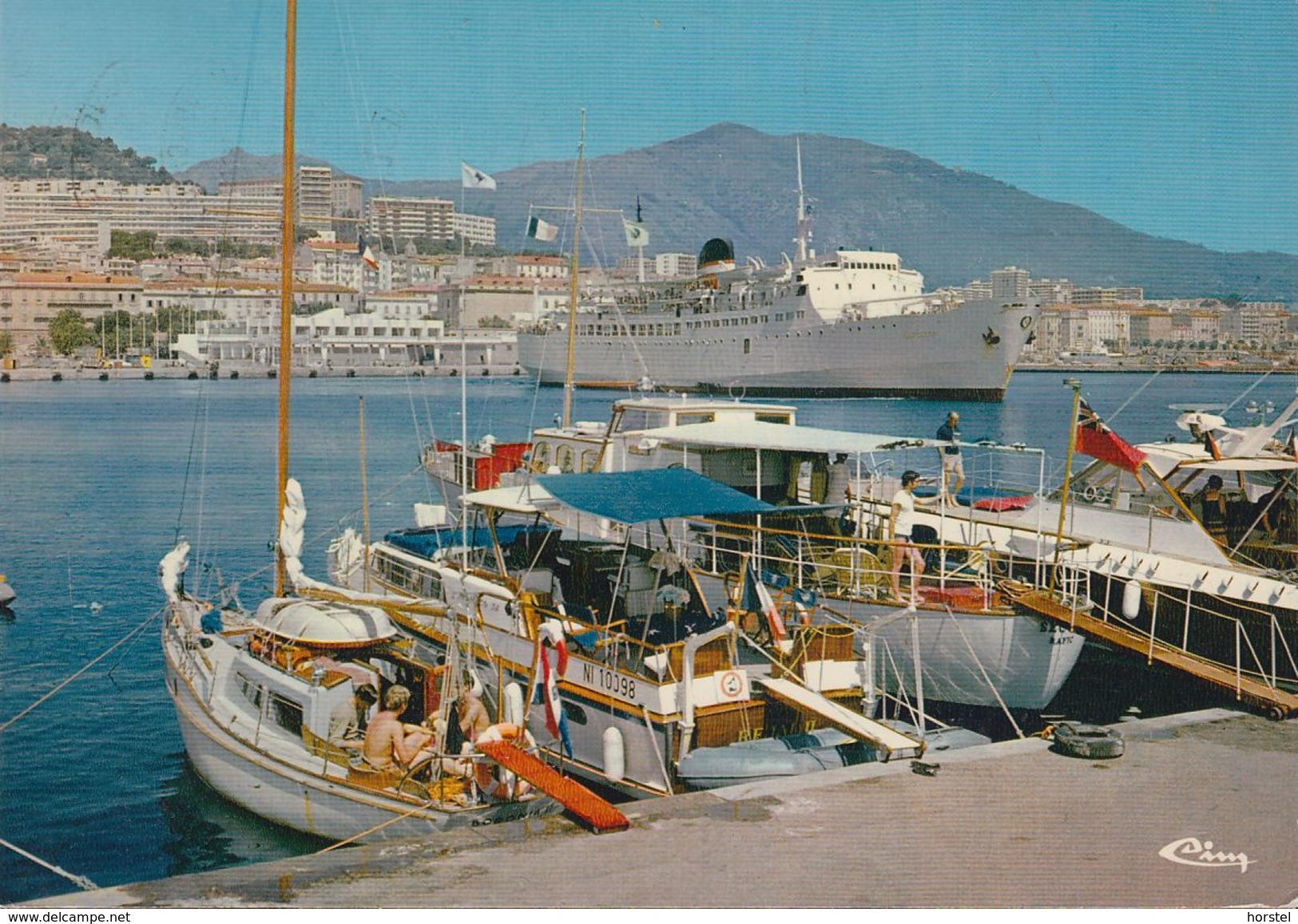 France - Korsika - Ajaccio - Port - Harbour - Steamer - Dampfer - Nice Stamp - Ajaccio