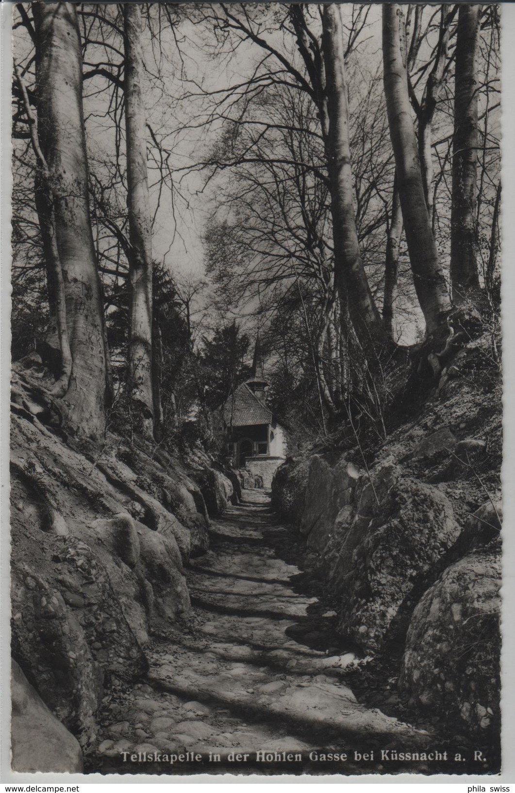 Küssnacht - Hohle Gasse - Tellskapelle - Photo: J. Gaberell No. 23897 - Autres & Non Classés