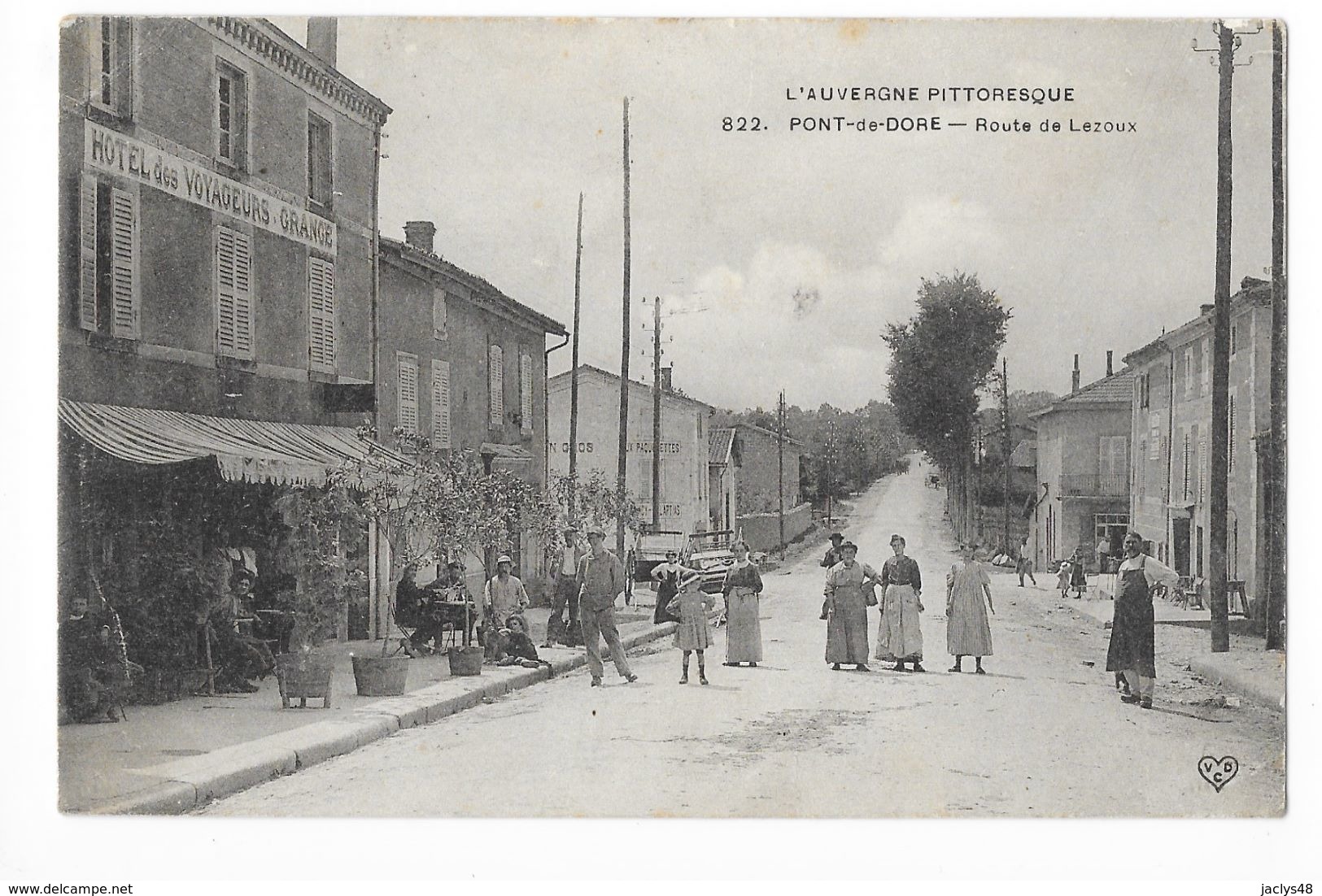 PONT DE DORE  (cpa 63)  Route De Lezoux -   - L 1 - Autres & Non Classés