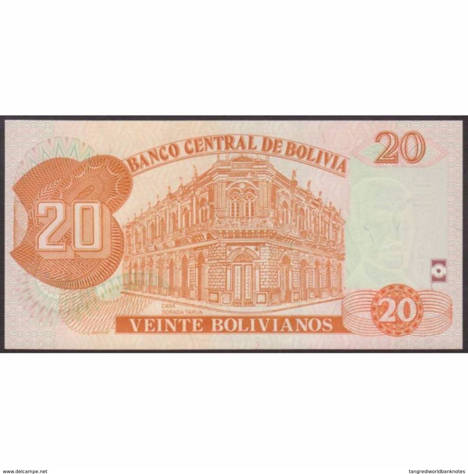 TWN - BOLIVIA 234 - 20 Bolivianos 28.11.1986 (2007) Serie H - Printer: FCO UNC - Bolivia