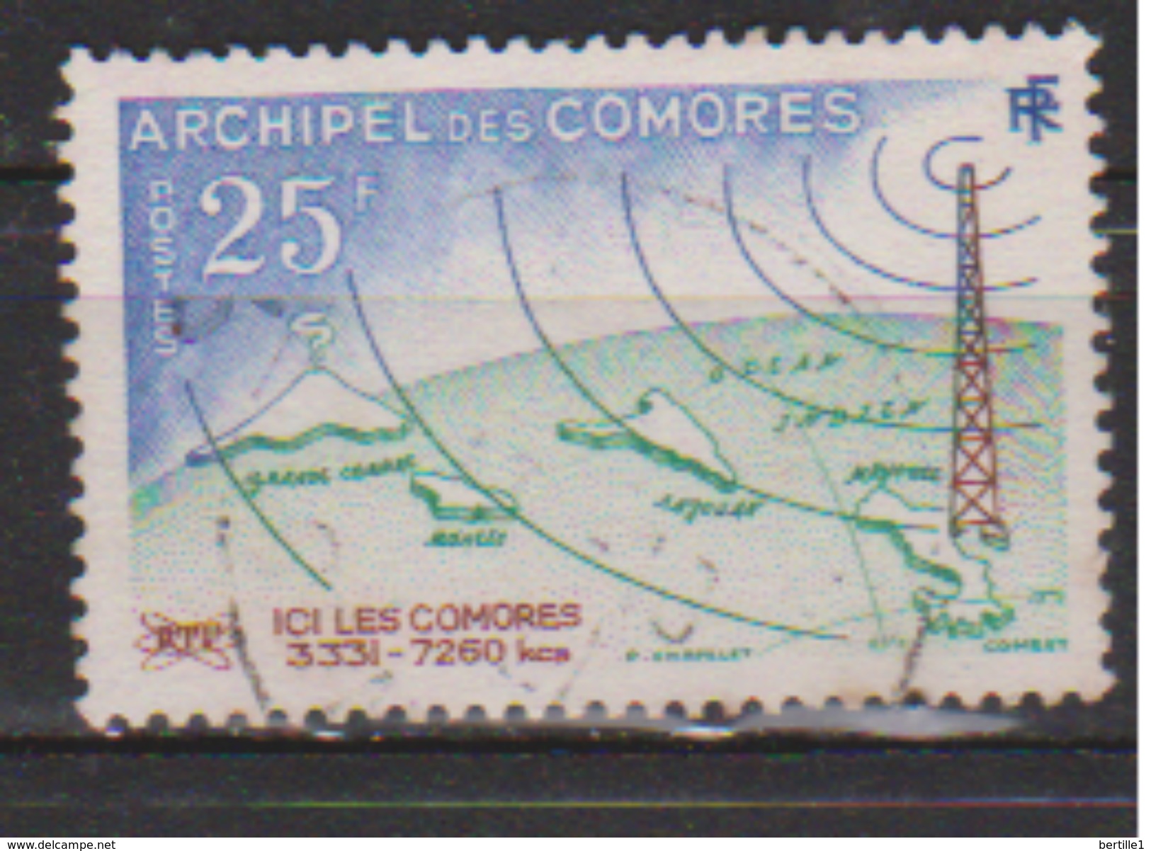 COMORES       N°    18    ( 1 )   OBLITERE  ( O 820  ) - Used Stamps