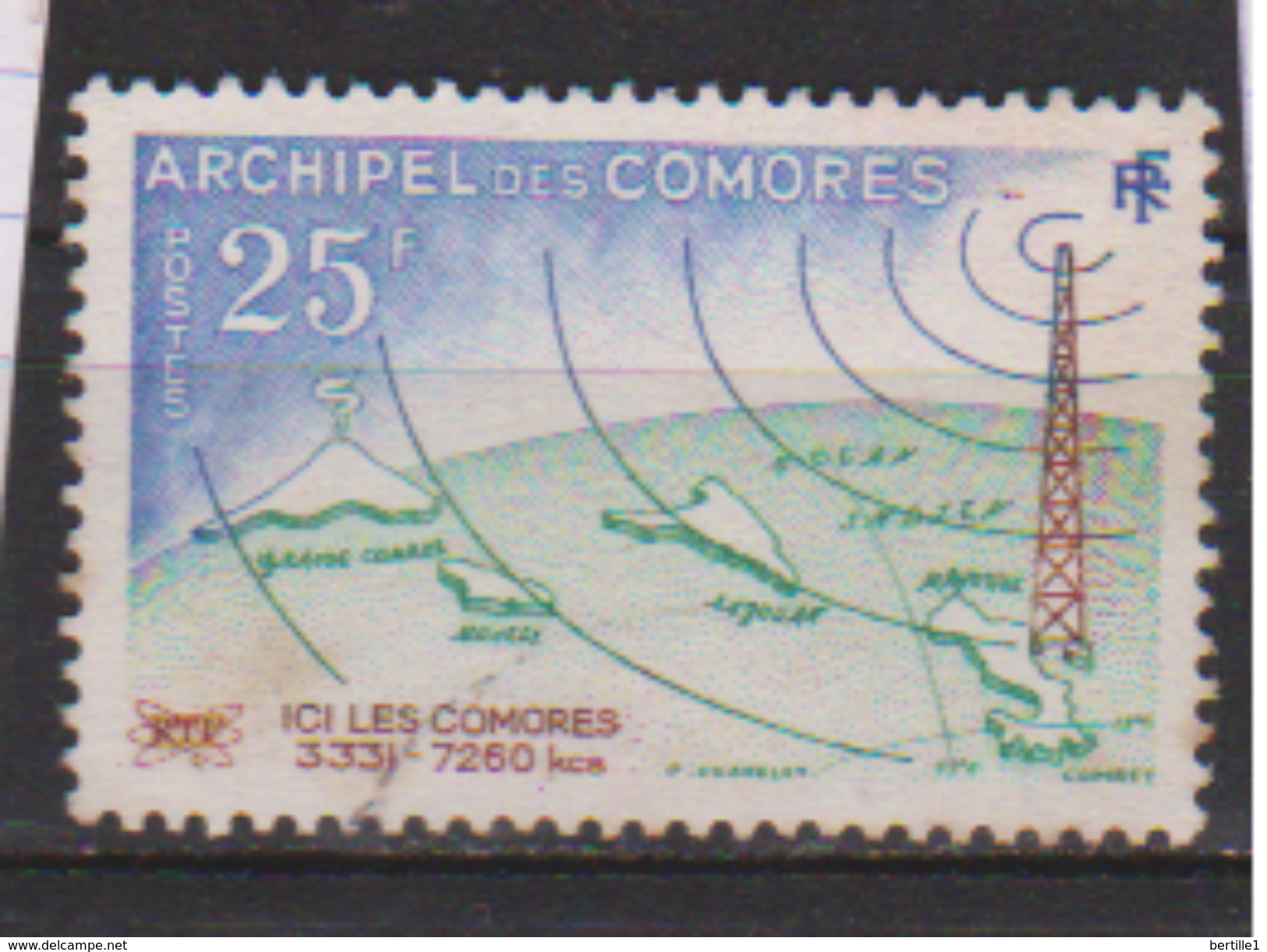 COMORES       N°    18    ( 2 )   OBLITERE  ( O 821  ) - Used Stamps