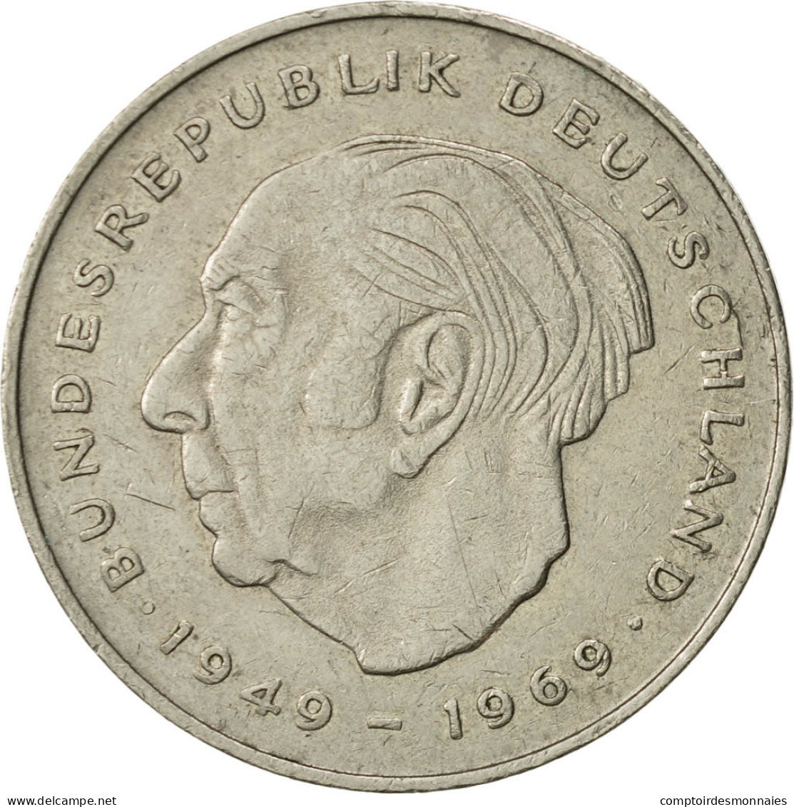 Monnaie, République Fédérale Allemande, 2 Mark, 1977, Stuttgart, TTB - 2 Mark