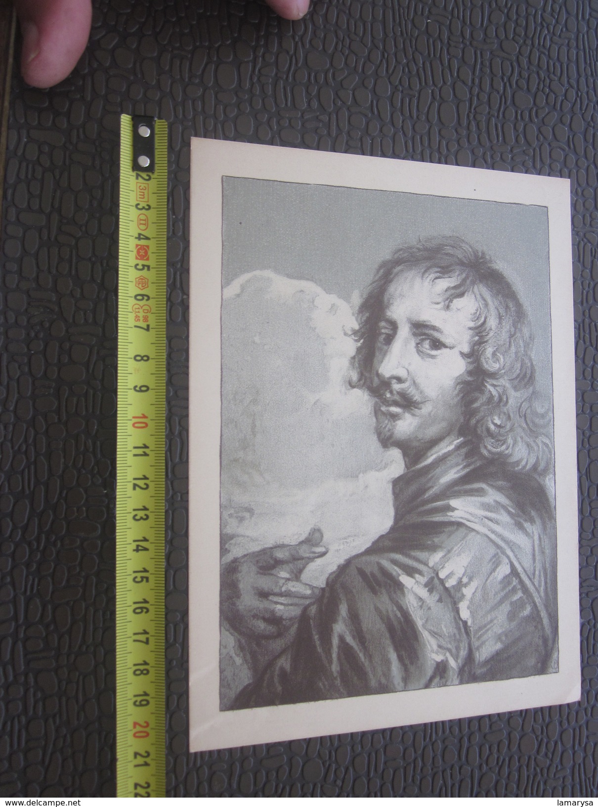 Antoine Van Dyck Dessin Aquarelle-Planche Publicitaire Médicale Pr La Femme édité Laboratoire De La Plassiflorine Paris - Publicités
