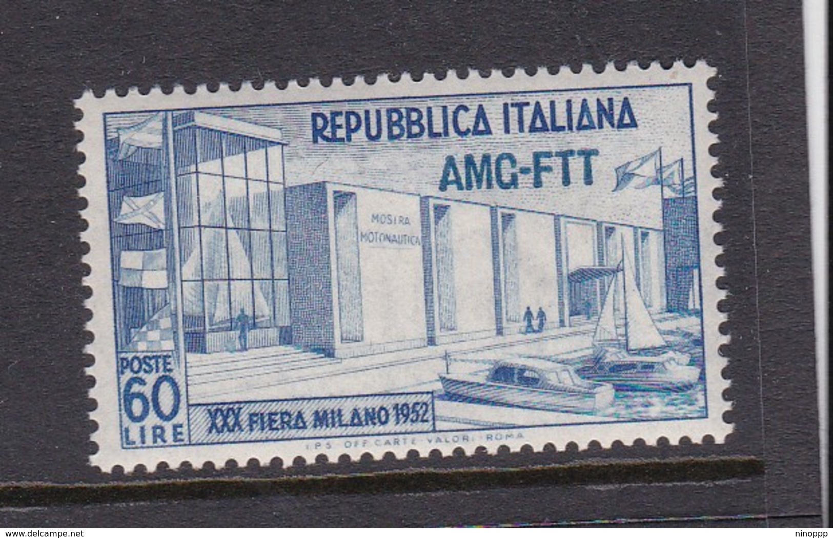 Trieste Allied Military Government S 143 1952 30th Milan Fair, MNH - Mint/hinged
