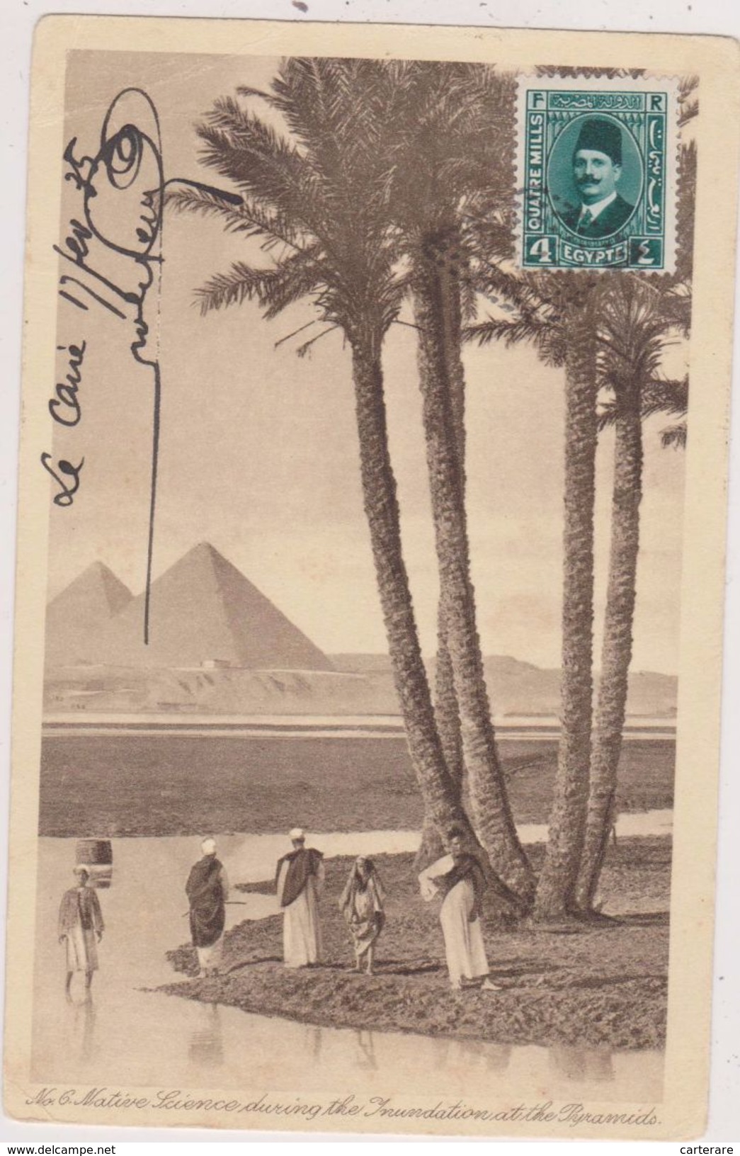 EGYPTE,EGYPT,le Caire,cairo En 1935,inondation Des Pyramides,éditeur Zogolopoulo,avec Vue Sur Les Gens - Sonstige & Ohne Zuordnung