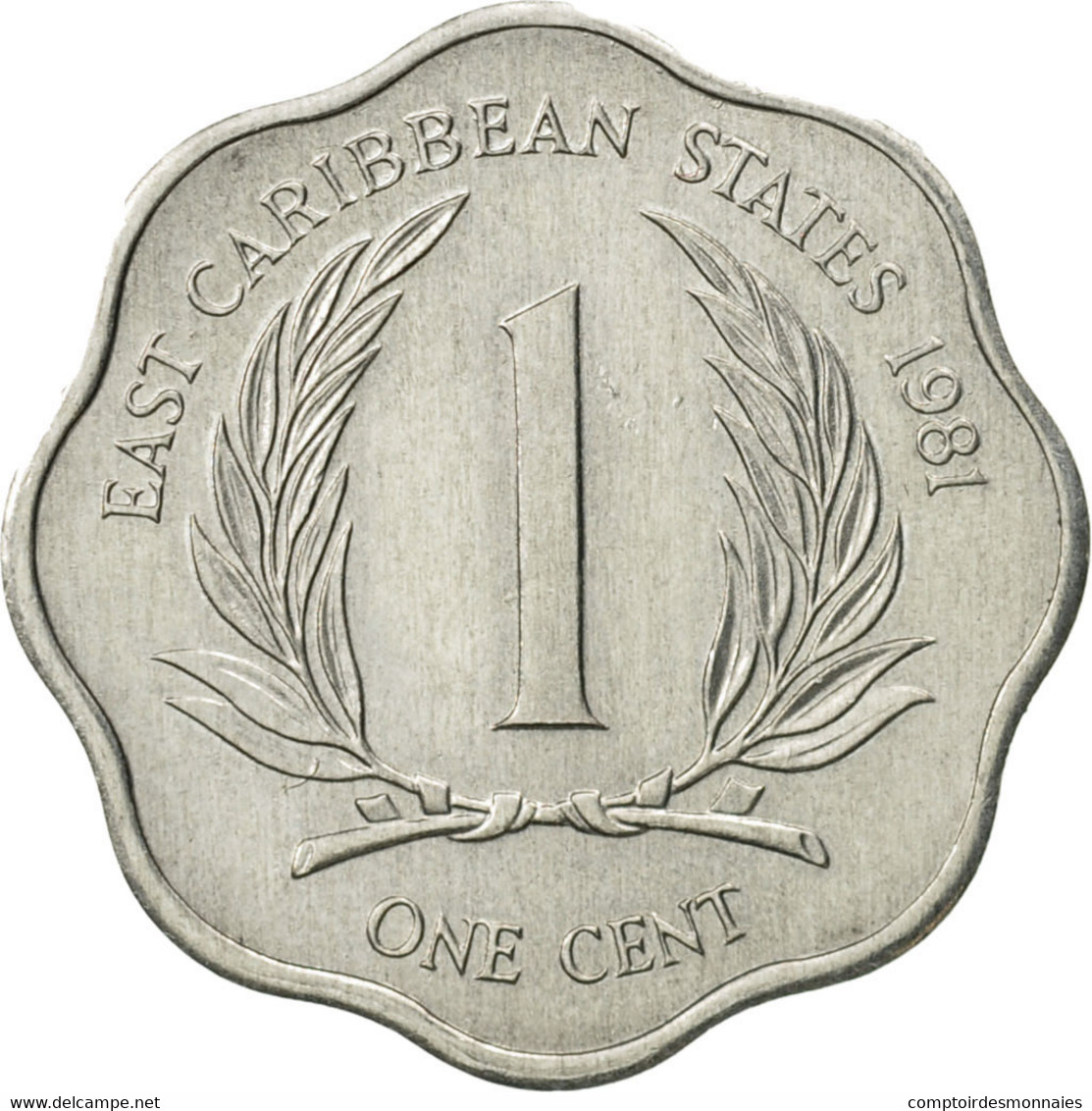 Monnaie, Etats Des Caraibes Orientales, Elizabeth II, Cent, 1981, TTB+ - Caraibi Orientali (Stati Dei)