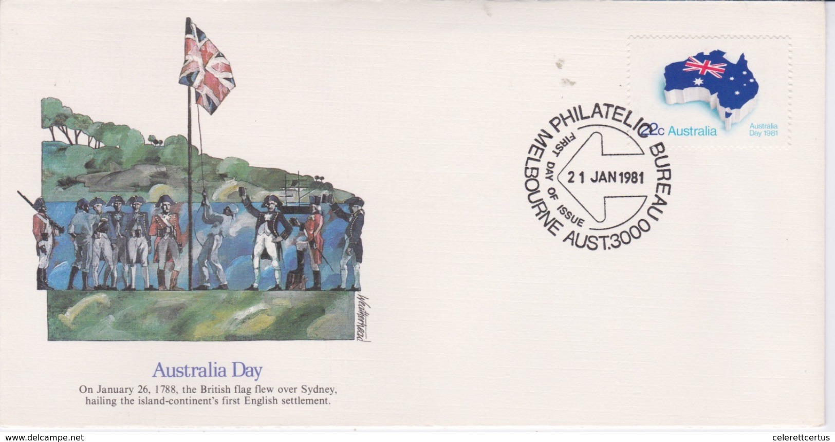 Australia-1981 22c Australia Day Fleetwood First Day Cover - FDC