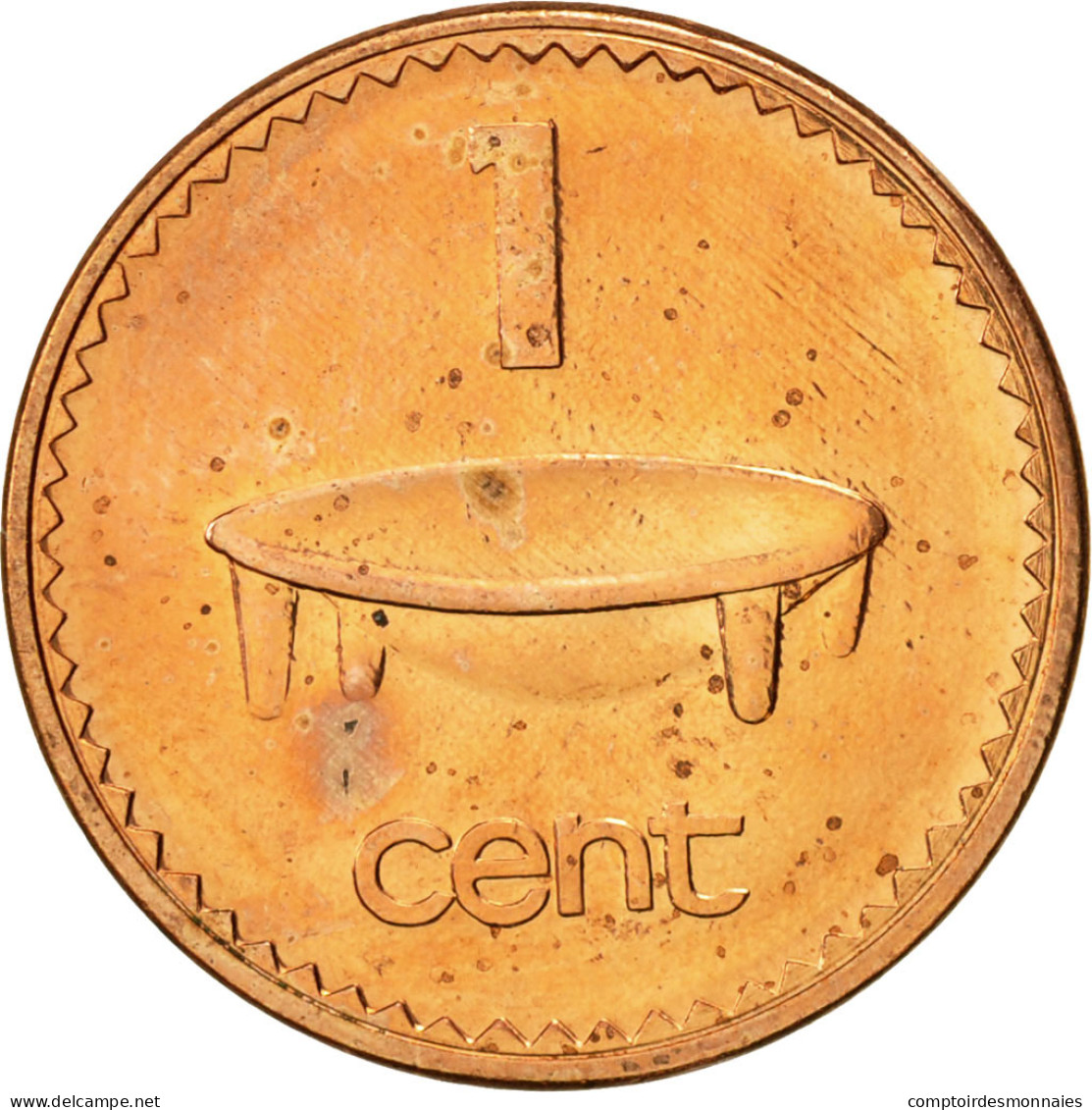 Monnaie, Fiji, Elizabeth II, Cent, 1992, SUP, Copper Plated Zinc, KM:49a - Fidschi