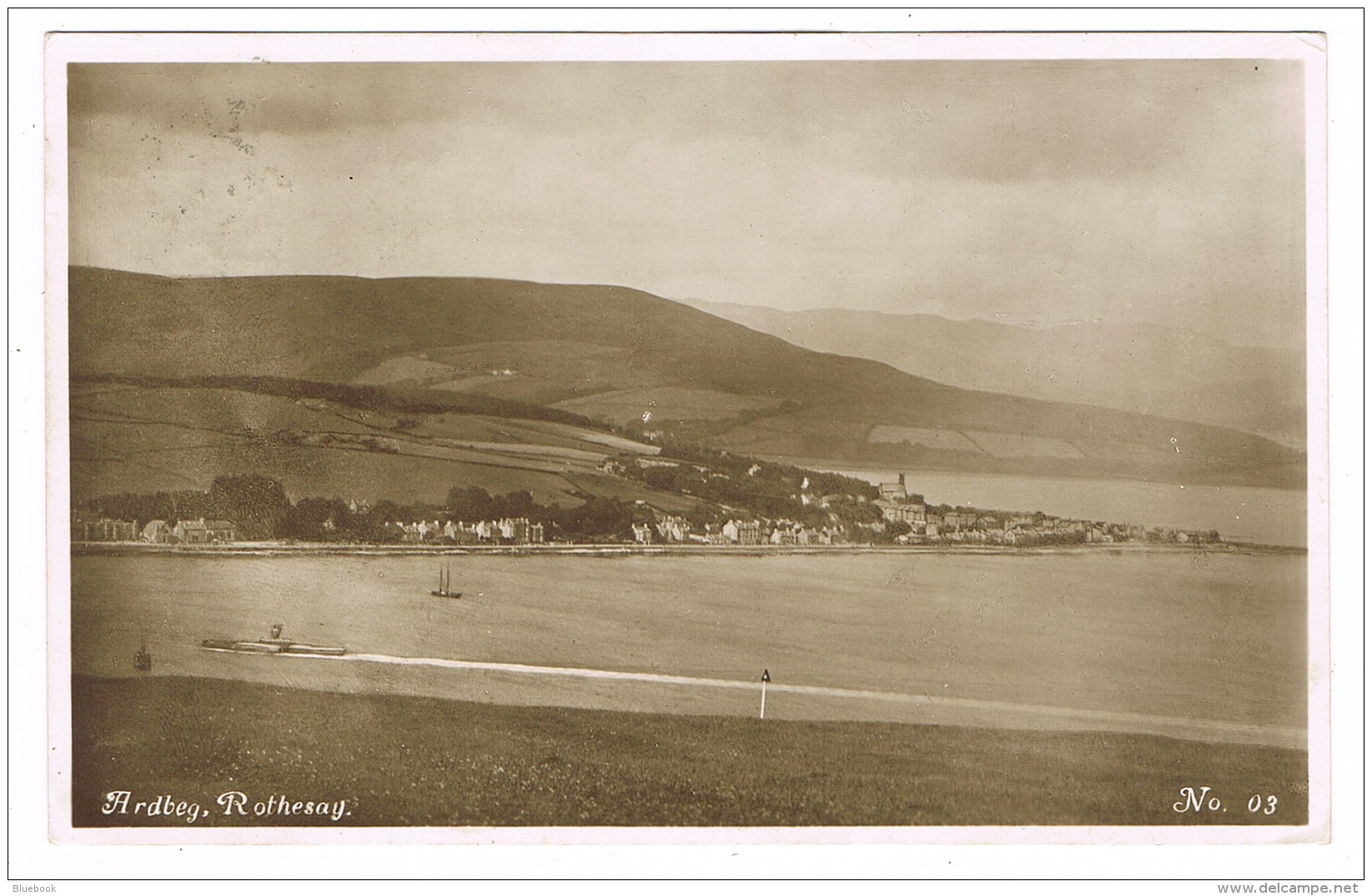 RB 1166 -  1913 Real Photo Postcard - Ardbeg Rothesay Isle Of Bute Scotland - Bute