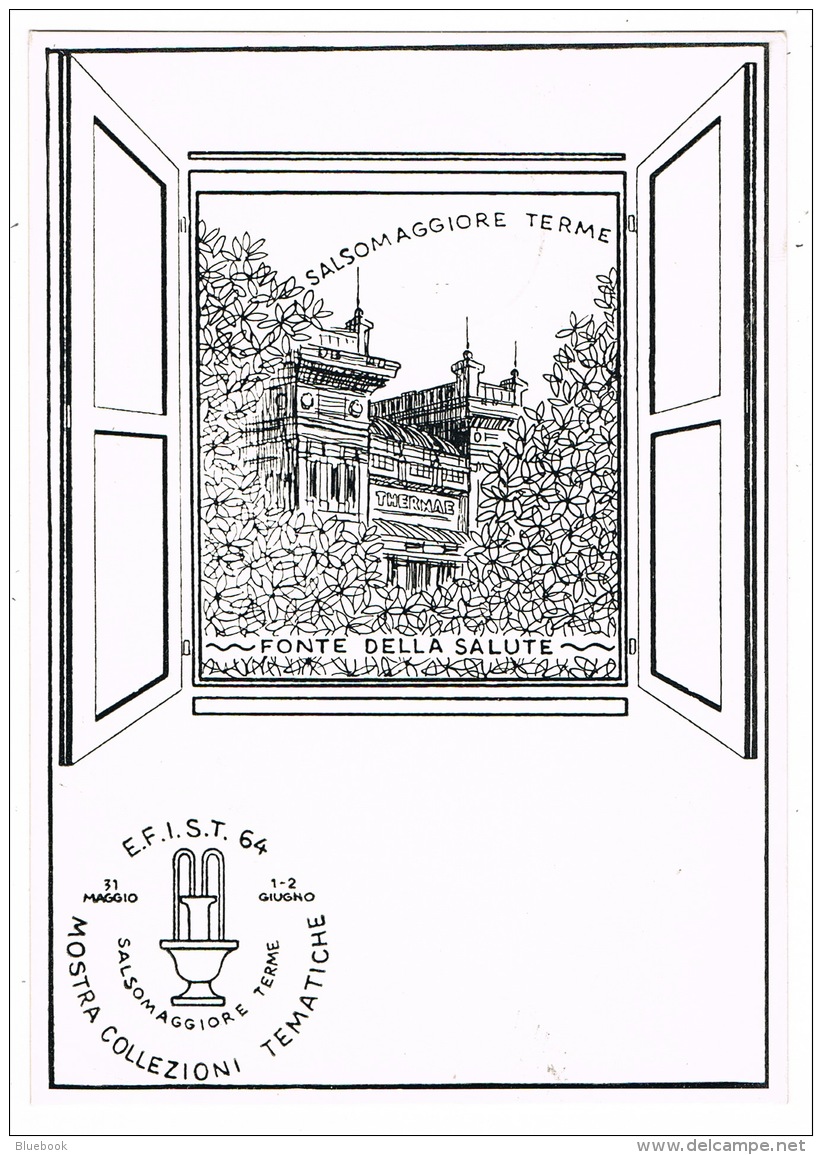 RB 1166 - Italy 1964 Esposizione Postcard - Mostra Collezzioni Tematiche Salsomaggiore Terme - Exhibitions