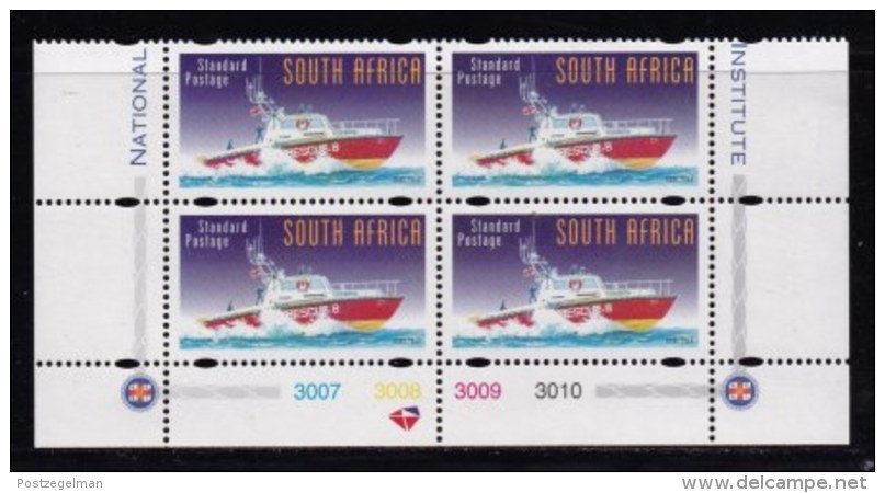 RSA, 1998, MNH Stamps In Control Blocks, MI 1122, Safety At Sea, X748A - Ongebruikt
