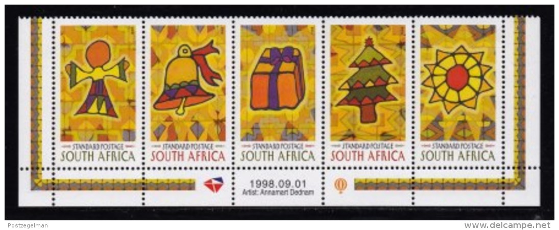 RSA, 1998, MNH Stamps In Control Blocks, MI 1179, Christmas, X718A - Unused Stamps