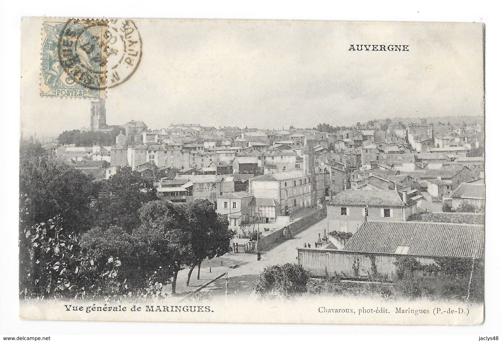 MARINGUES  (cpa 63)  Vue Générale  -  - L 1 - Maringues