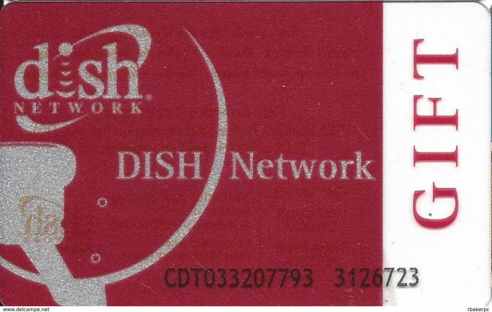 Dish See-Thru Plastic Gift Card - Gift Cards