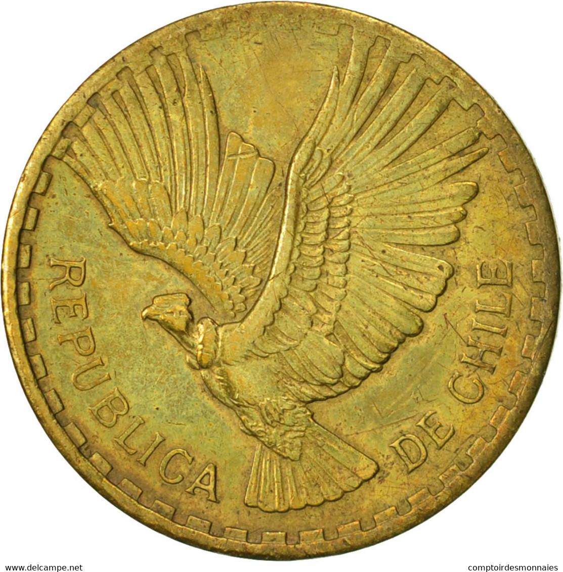 Monnaie, Chile, 2 Centesimos, 1965, TTB, Aluminum-Bronze, KM:193 - Cile