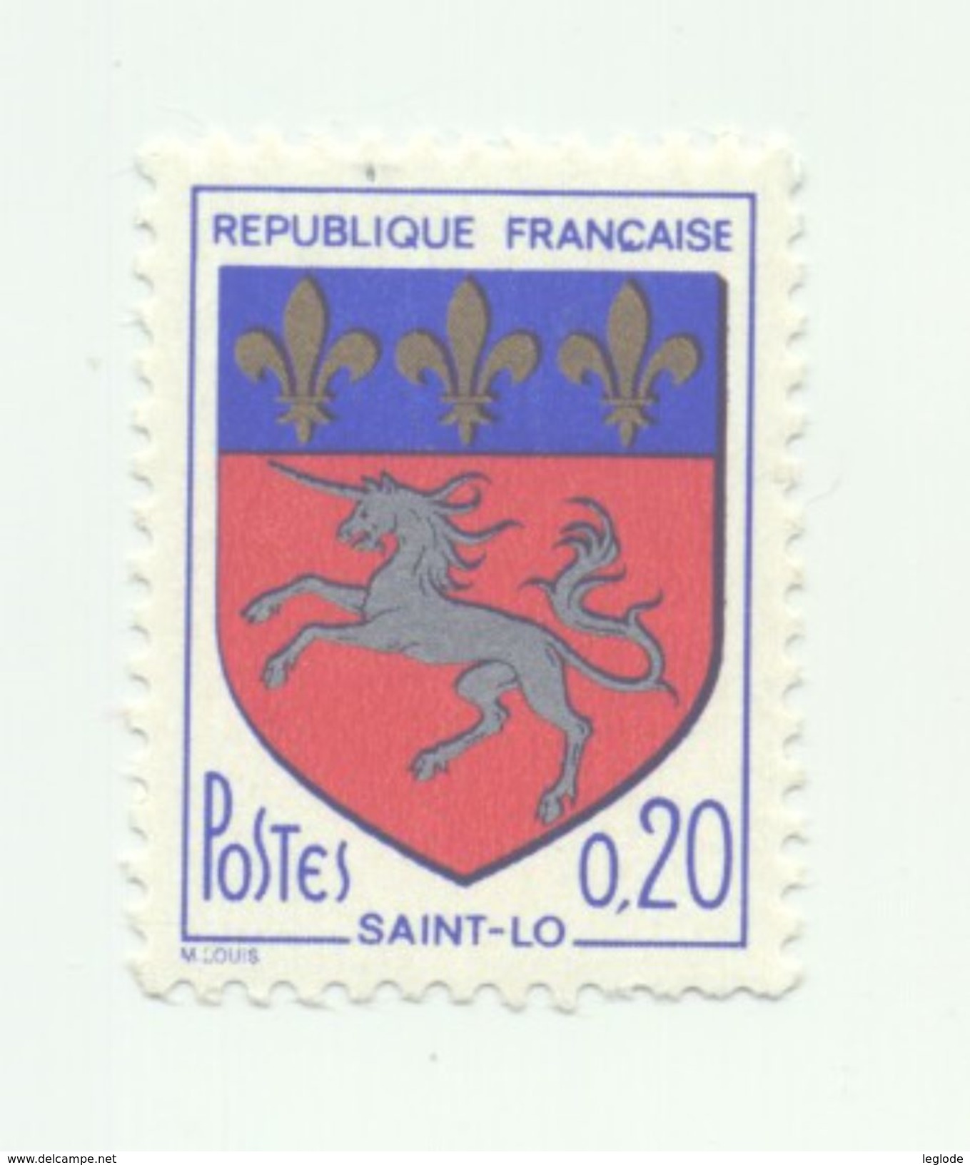 1510 - Armoiries De Ville (VI)  St Lo (1966) - Unused Stamps