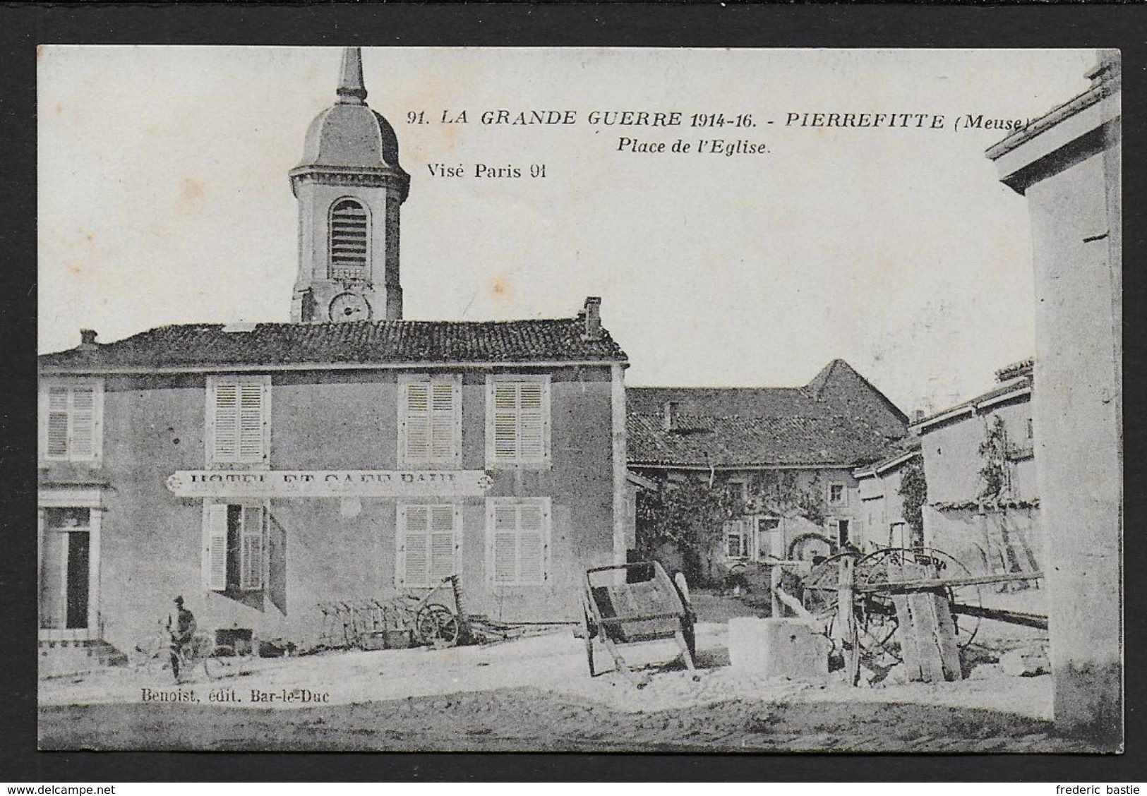 PIERREFITTE - Place De L' Eglise - Pierrefitte Sur Aire
