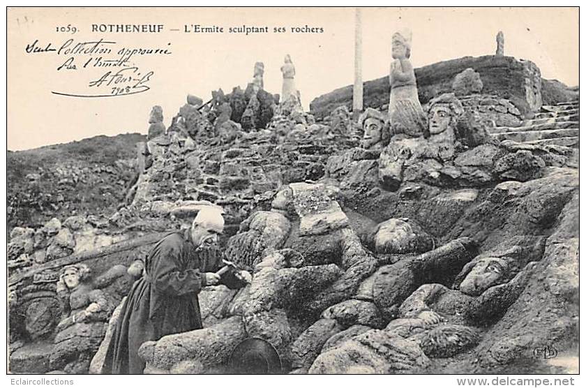 Rotheneuf       35         Abbé Fouré  Ermite  Les Rochers Sculptés  .       (  1059  Voir Scan) - Rotheneuf