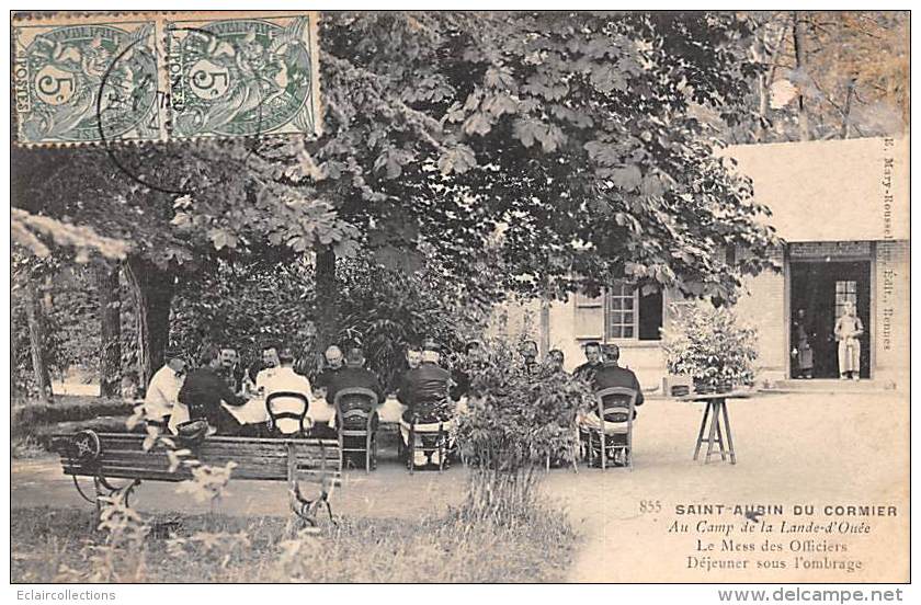 Saint Aubin Du Cormier       35         Le Camp De La Lande D'Ouée  . Le Mess Des Officiers    ( Voir Scan) - Andere & Zonder Classificatie