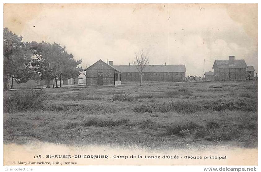 Saint Aubin Du Cormier       35         Le Camp De La Lande D'Ouée  . Groupe Principal     ( Voir Scan) - Autres & Non Classés