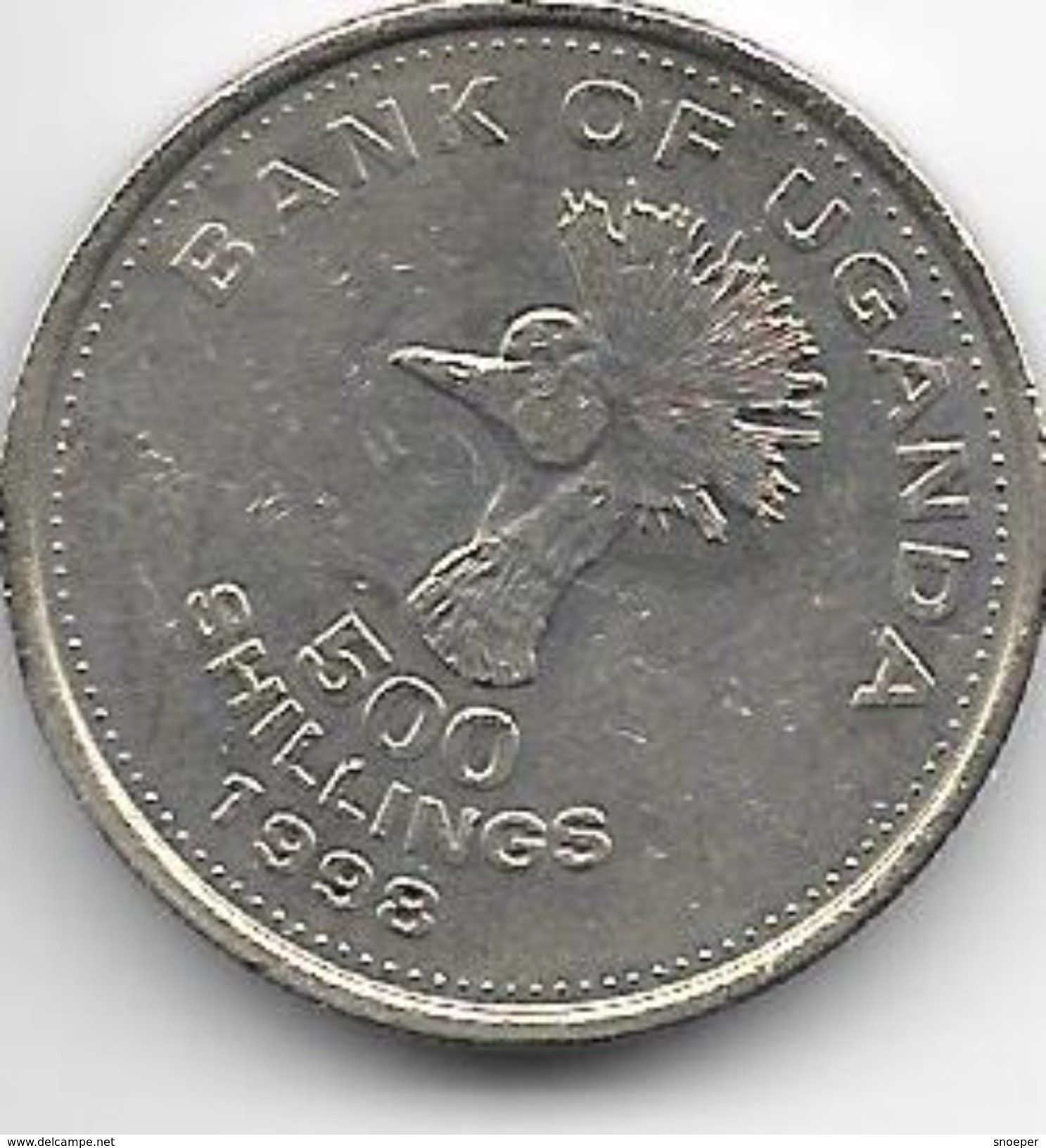 *uganda 500 Shilling 1998  Km 69 - Ouganda