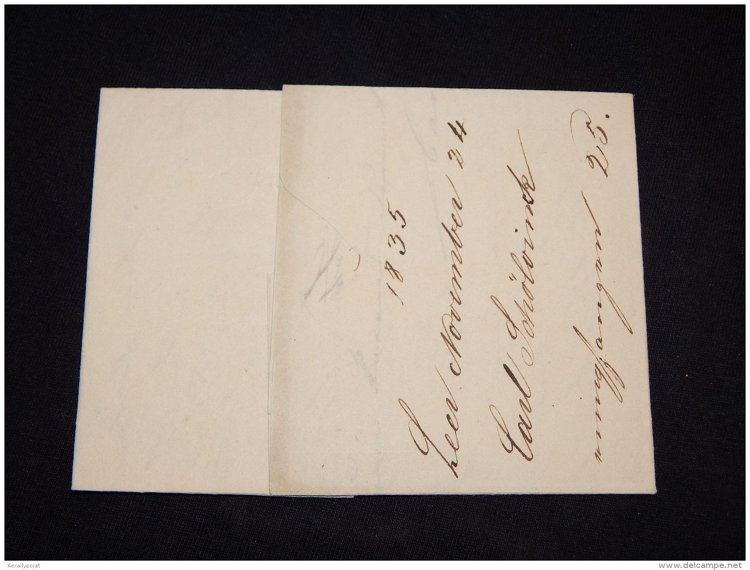 Germany 1835 Leer Letter_(L-1723) - Vorphilatelie