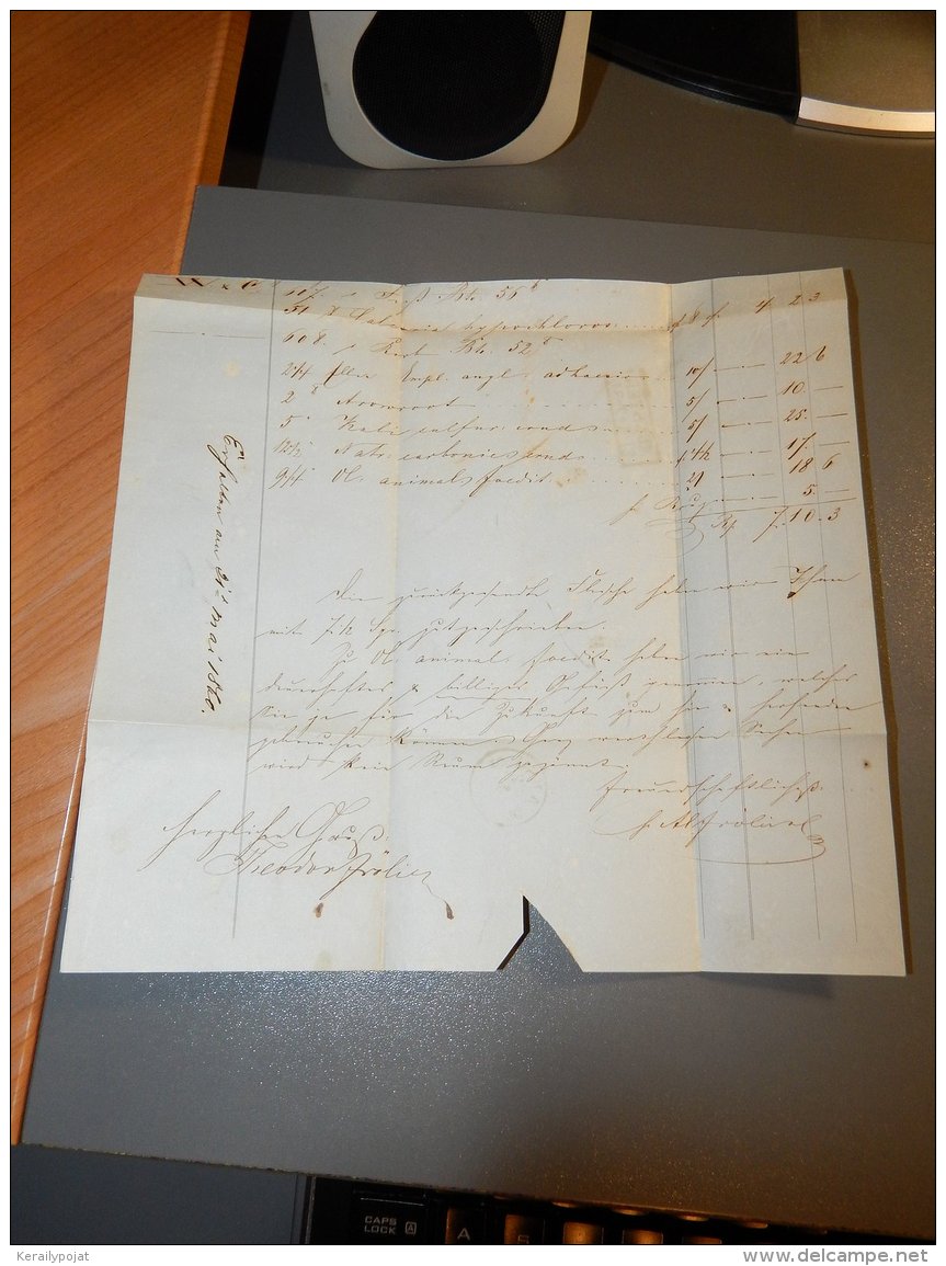 Germany 1860 Munster Letter_(L-1743) - Prephilately
