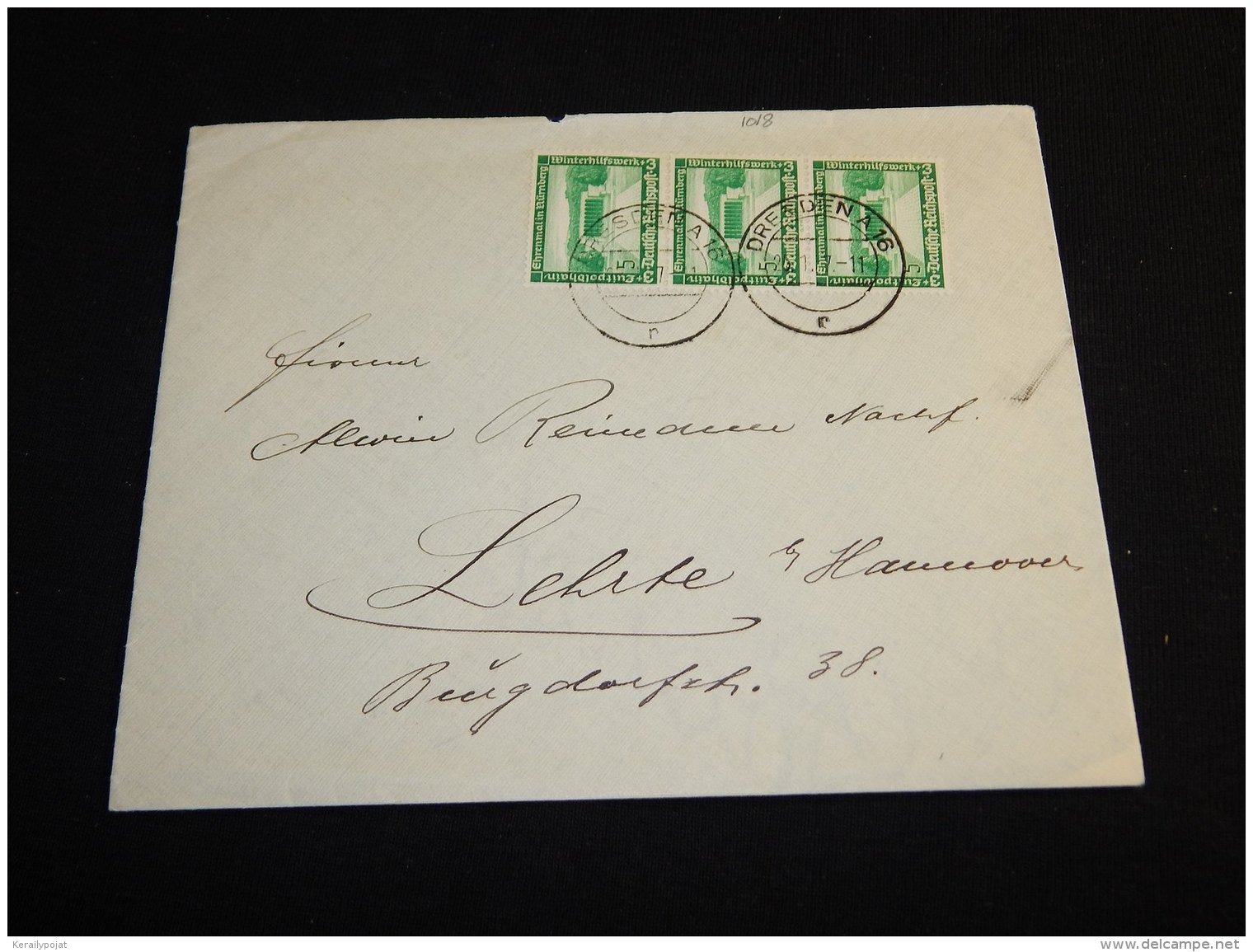 Germany 1937 Dresden Cover_(L-1018) - Lettres & Documents