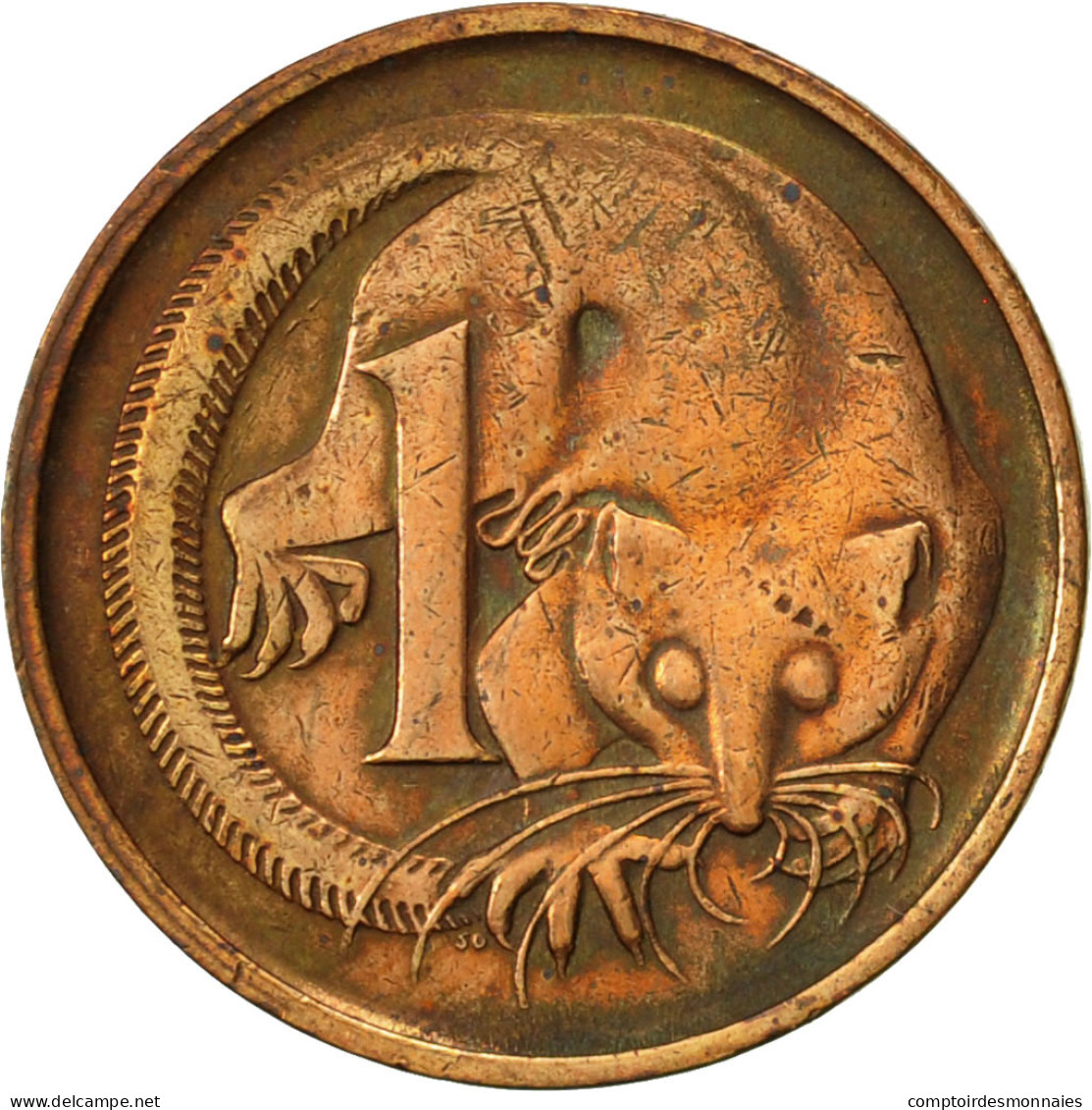 Monnaie, Australie, Elizabeth II, Cent, 1967, TTB, Bronze, KM:62 - Cent