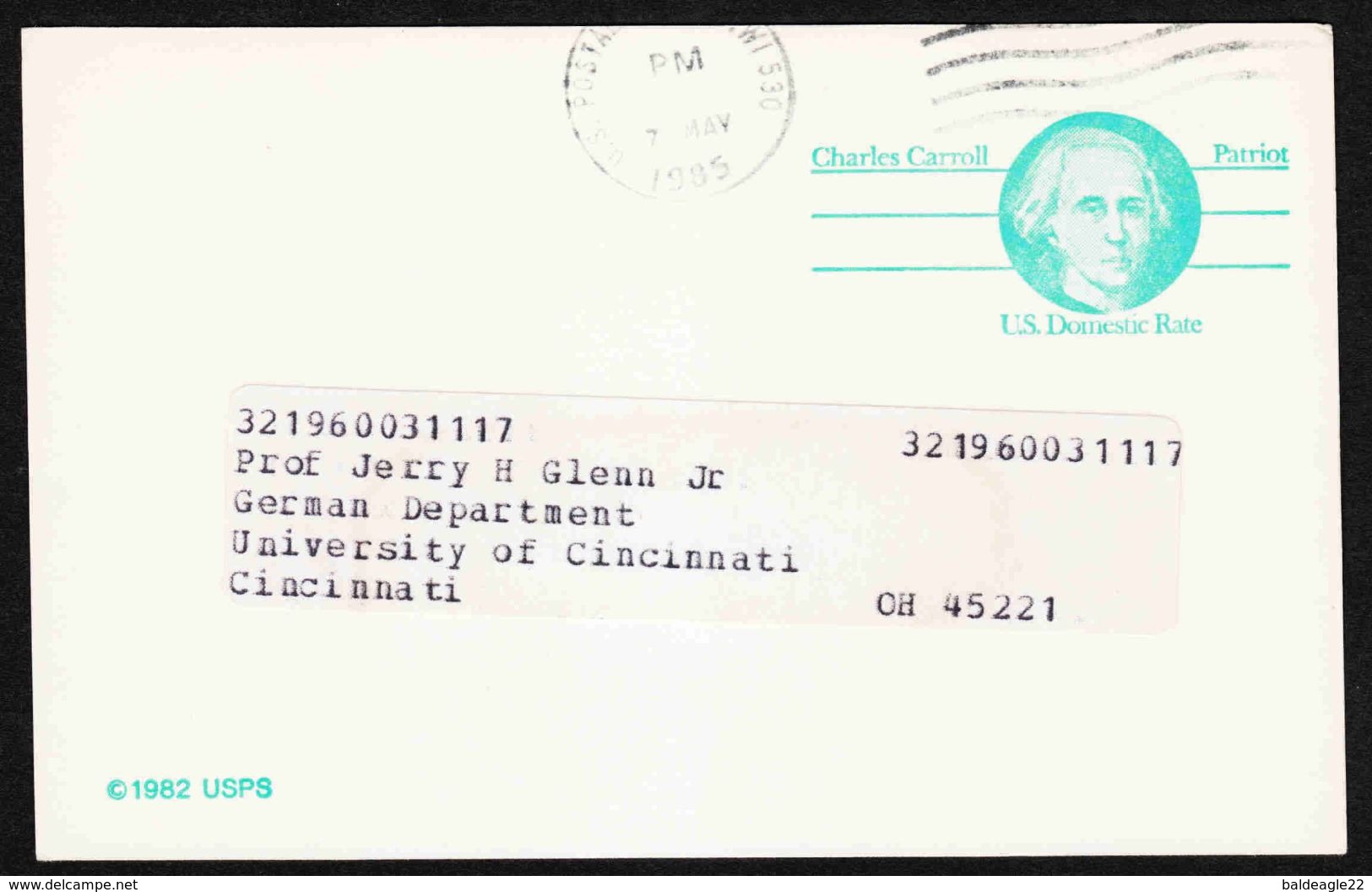 United States - Scott #UX105 Used - 1981-00