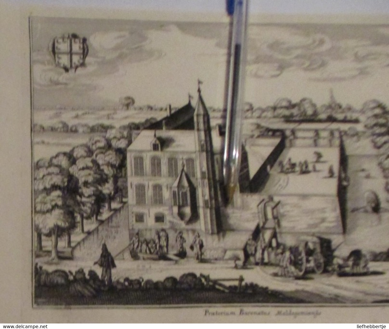 Maldegem :  Kaart Uit Sanderus 1735 - Cartes Topographiques