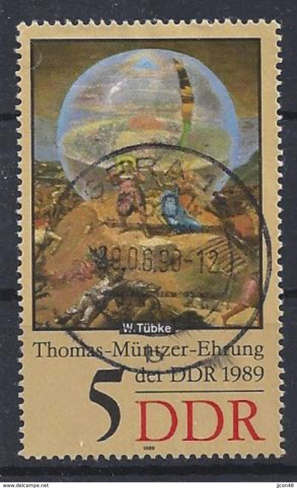 Germany (DDR) 1989 Thomas Muntzer (o) Mi.3269 - Used Stamps