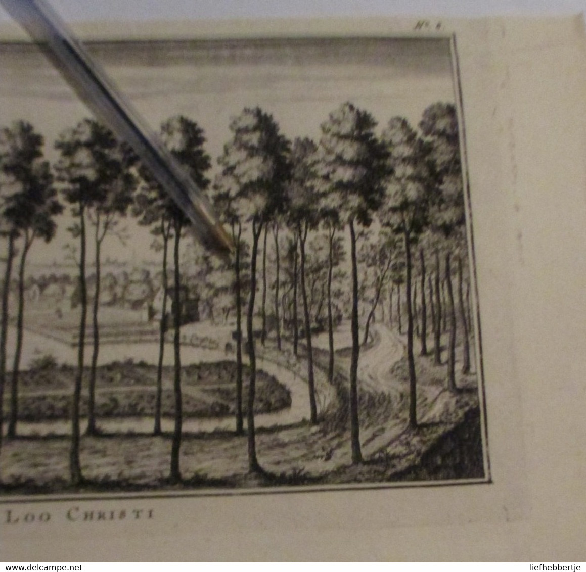 Lochristi :  Kaart Uit Sanderus 1735 - Cartes Topographiques