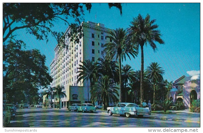 Florida Clearwater Looking South At Fort Harrison Hotel - Clearwater