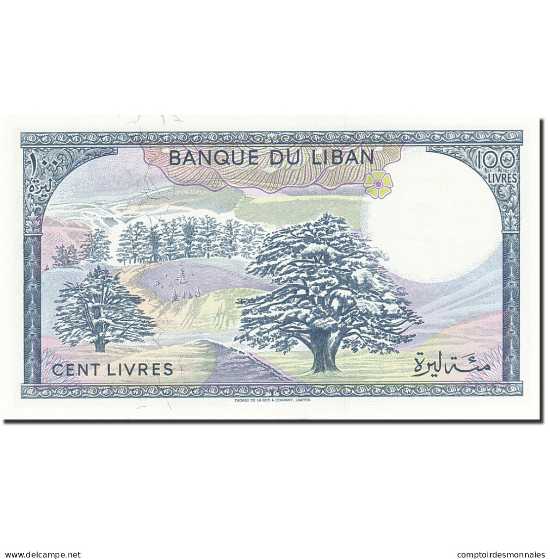 Billet, Lebanon, 100 Livres, 1964-1978, 1983-1985, KM:66c, SPL - Liban