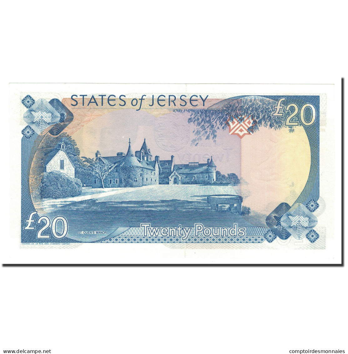 Billet, Jersey, 20 Pounds, 1989, KM:18a, SPL+ - Jersey