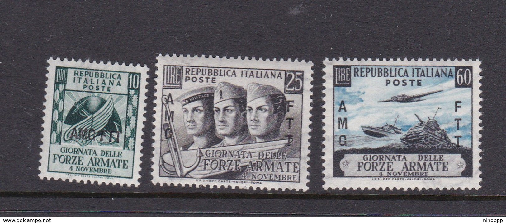 Trieste Allied Military Government S 157-159 1952 Armed Forces, MNH - Mint/hinged