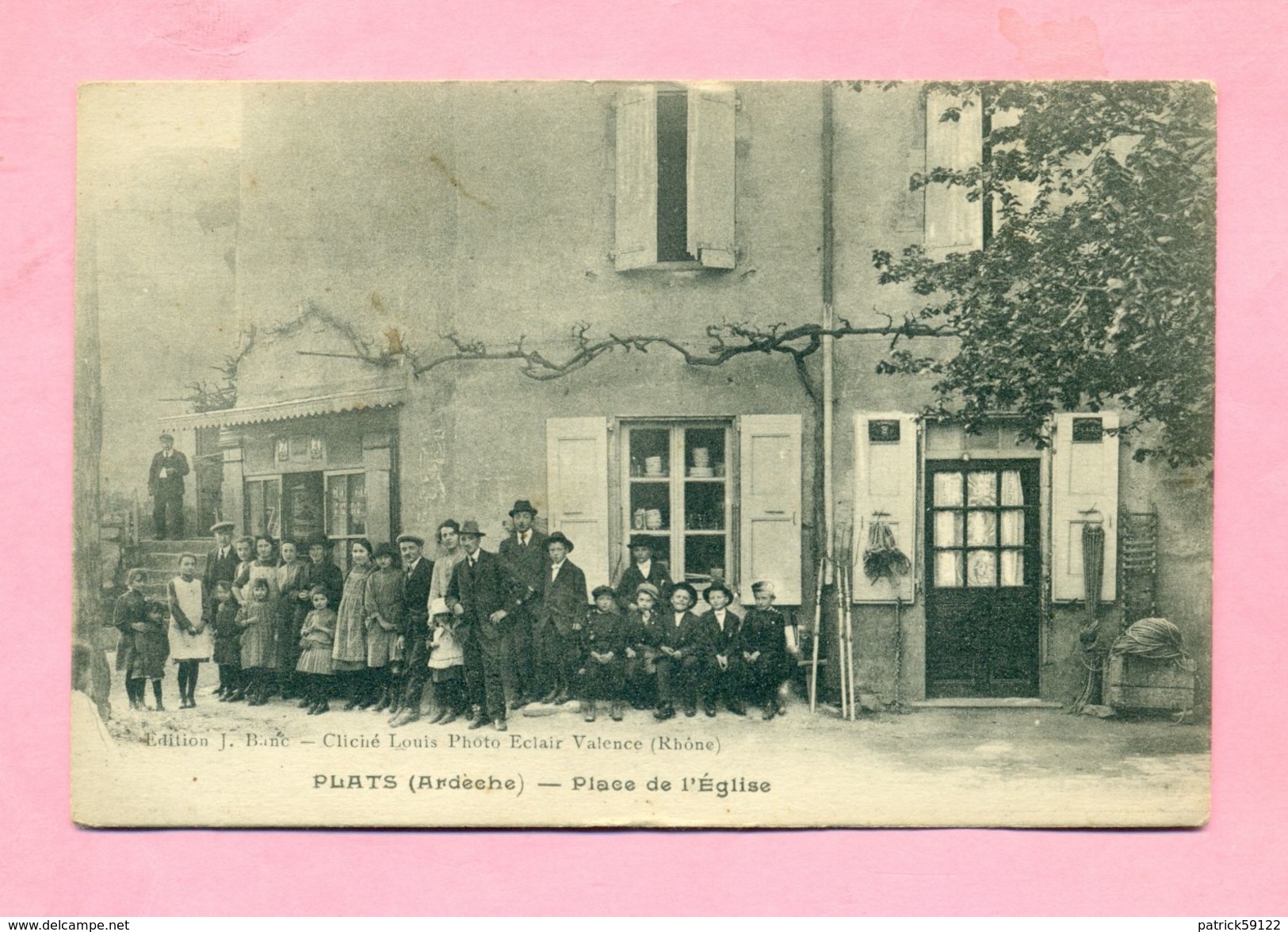 07 - ARDECHE - PLATS Prés LAMASTRE / VERNOUX En VIVARAIS - PLACE DE L'EGLISE - Autres & Non Classés