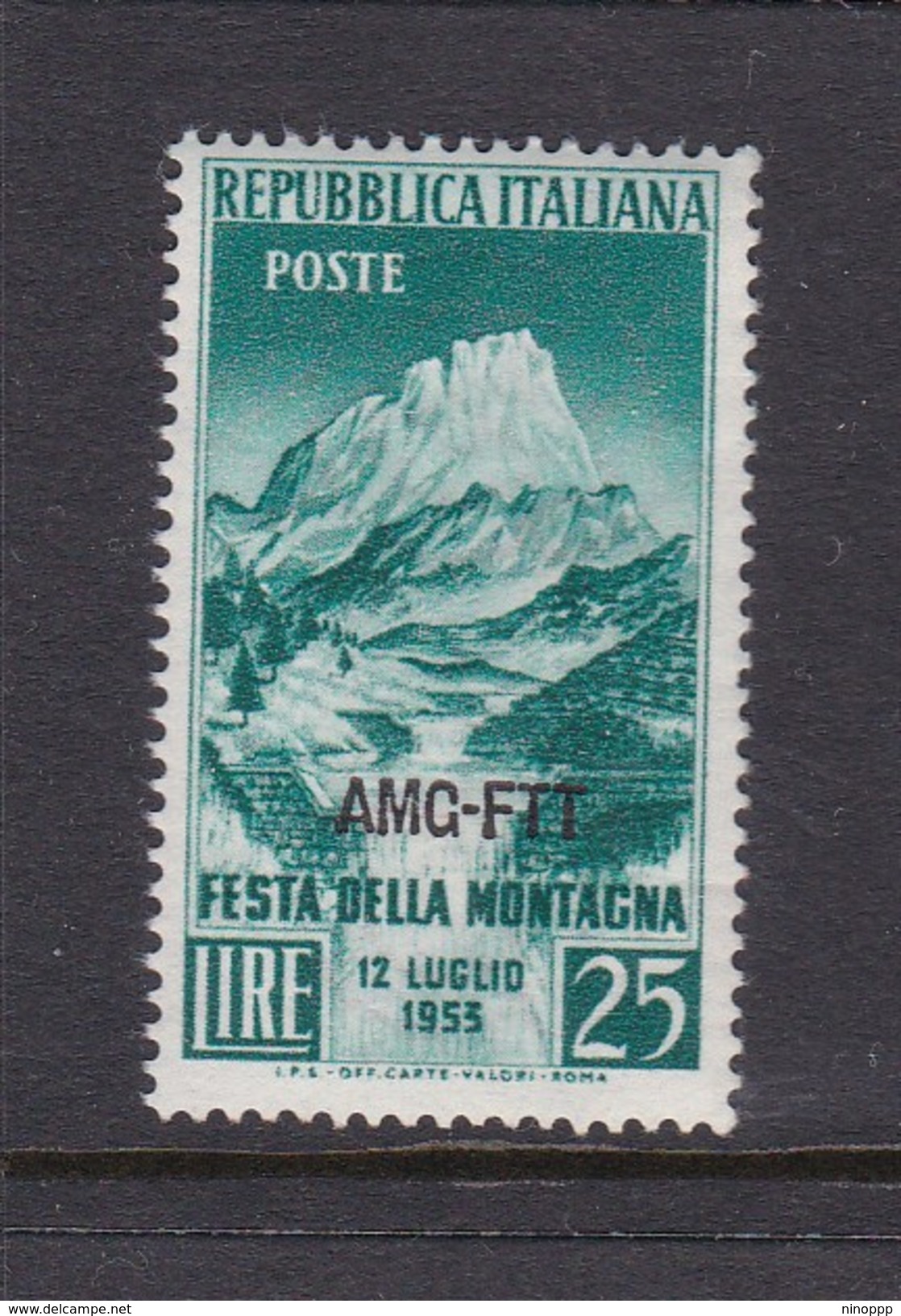 Trieste Allied Military Government S 181 1953 Mountains Festival, MNH - Mint/hinged