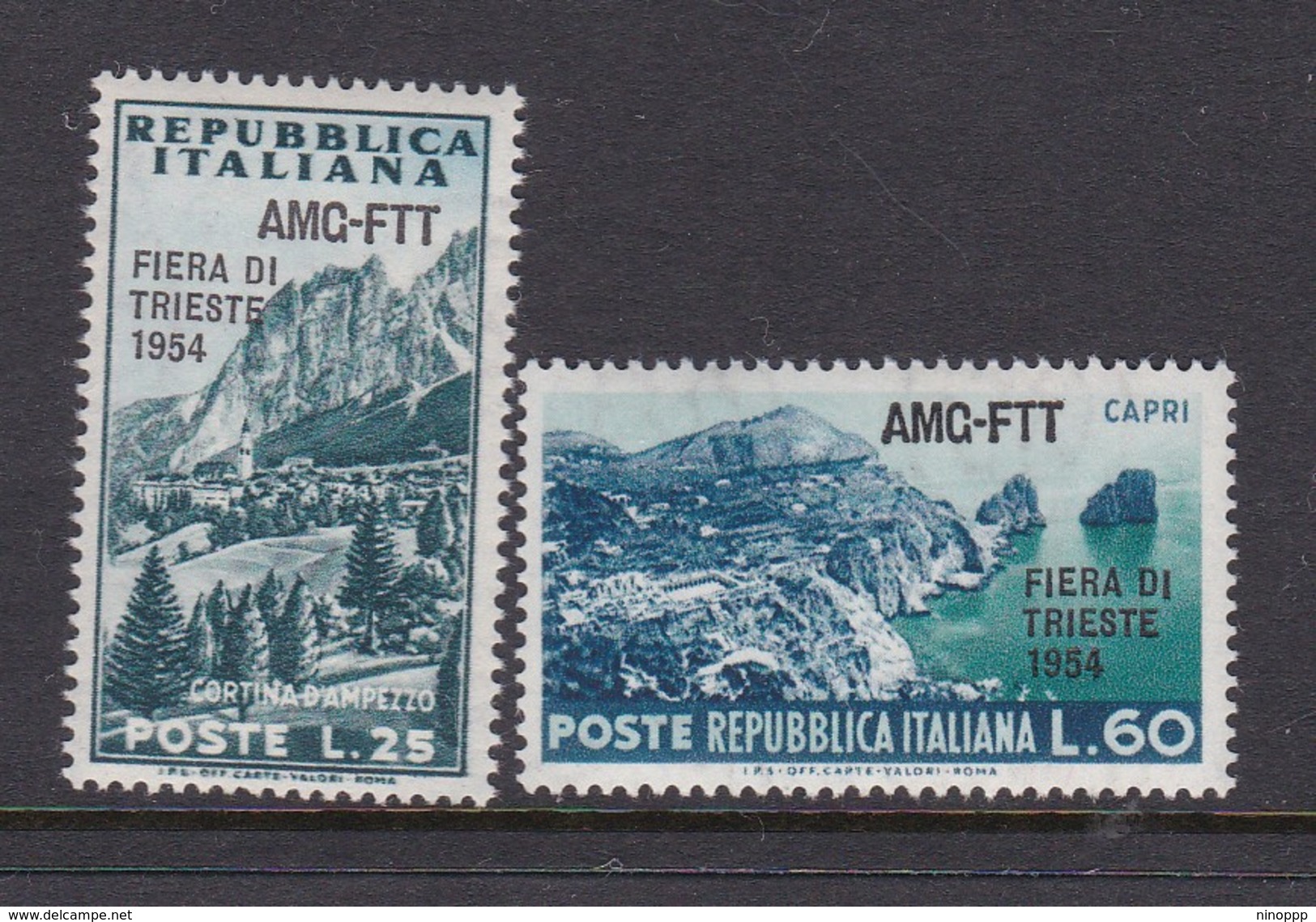 Trieste Allied Military Government S 201-202 1954 6th Trieste Fair, MNH - Mint/hinged