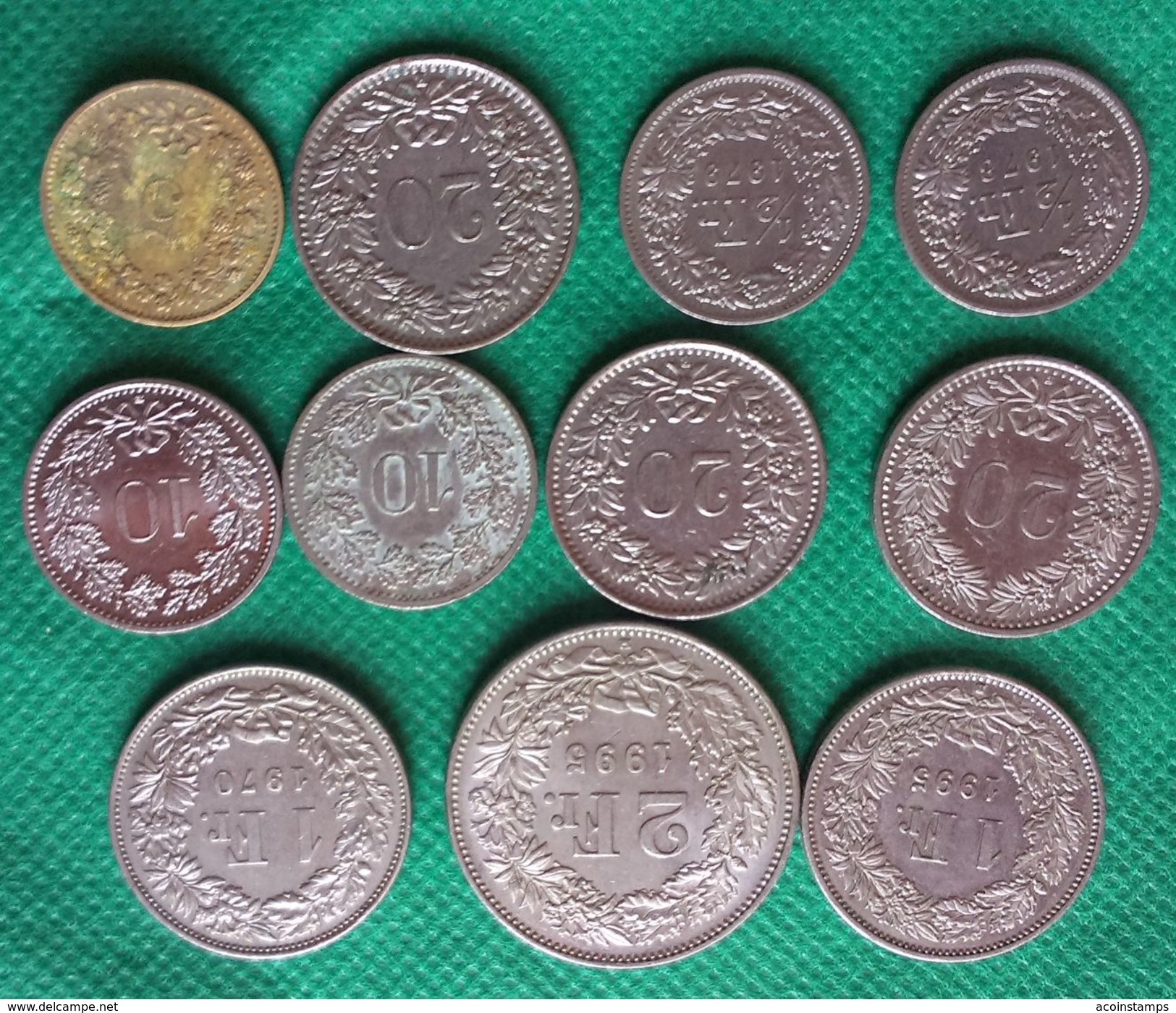 SWITZERLAND COINS LOT - Other & Unclassified