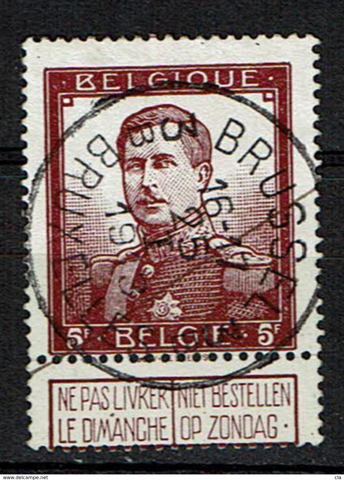 122  Obl  BXL 3  32.5 - 1912 Pellens